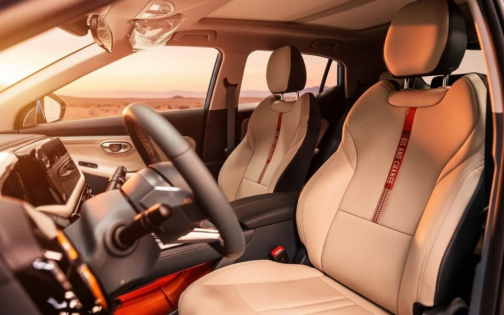 Gac Gs3 2025 leather seats and cabin – rental in Dubai