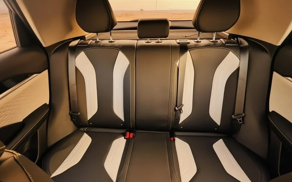 Geely Coolray 2025 leather seats and cabin – rental in Dubai