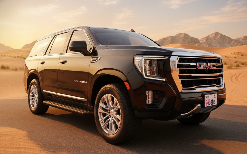 Gmc Yukon 2022 Black cover image – rental in Dubai
