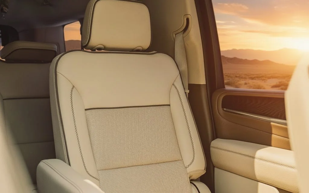 Gmc Yukon 2022 leather seats and cabin – rental in Dubai