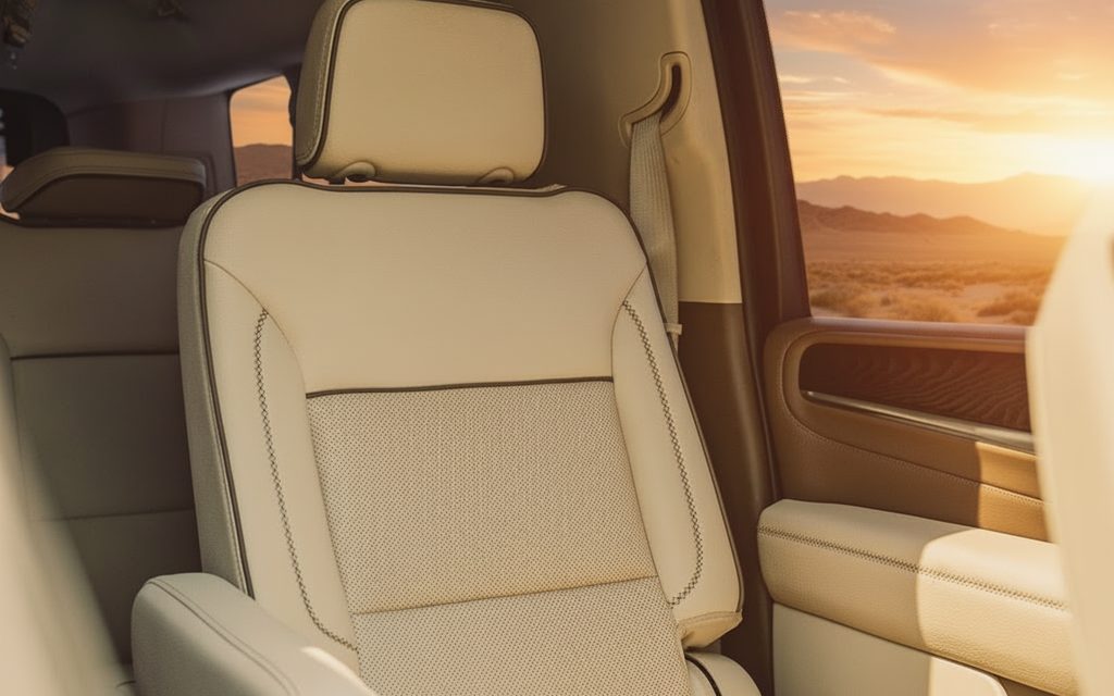 Gmc Yukon 2022 leather seats and cabin – rental in Dubai