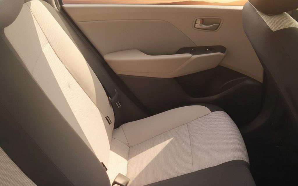 Hyundai Accent 2020 leather seats and cabin