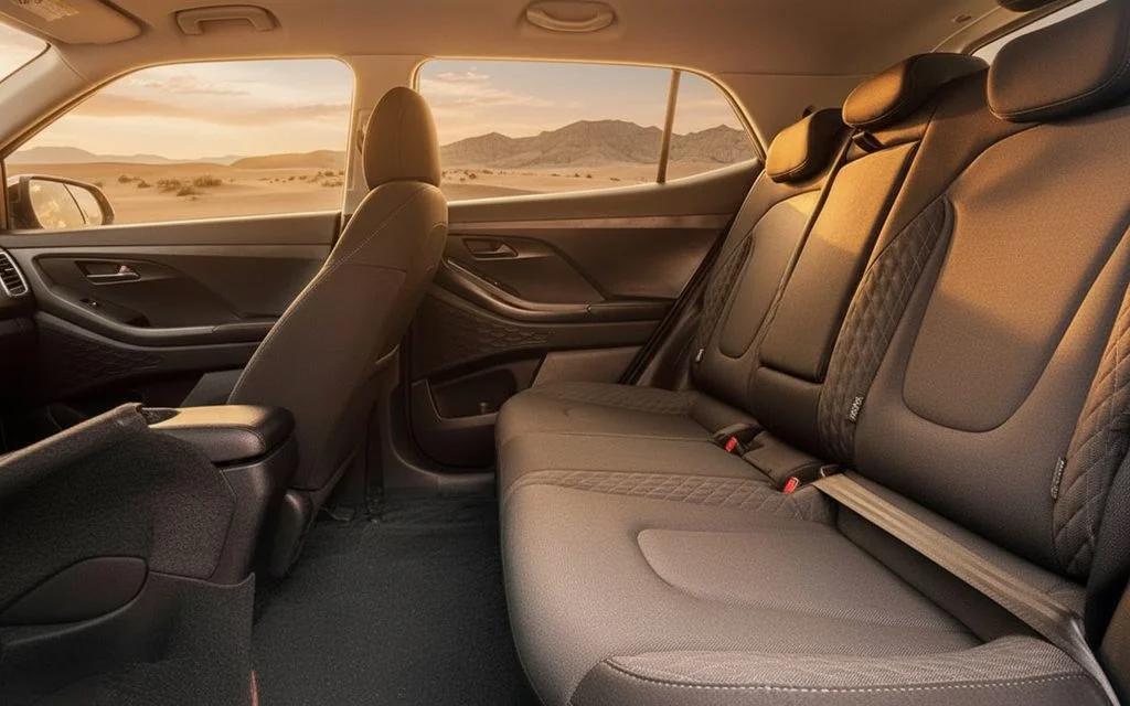 Hyundai Creta 2024 leather seats and cabin – rental in Dubai