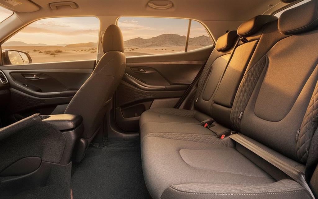 Hyundai Creta 2024 leather seats and cabin – rental in Dubai