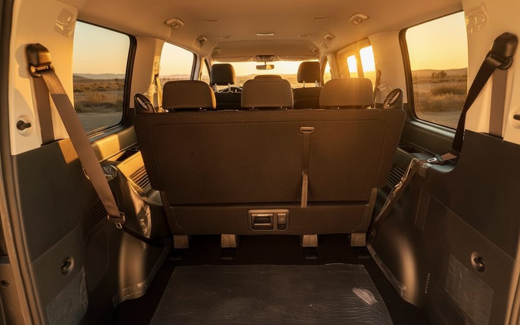 Hyundai Staria 2024 interior view showing trim – rental in Dubai