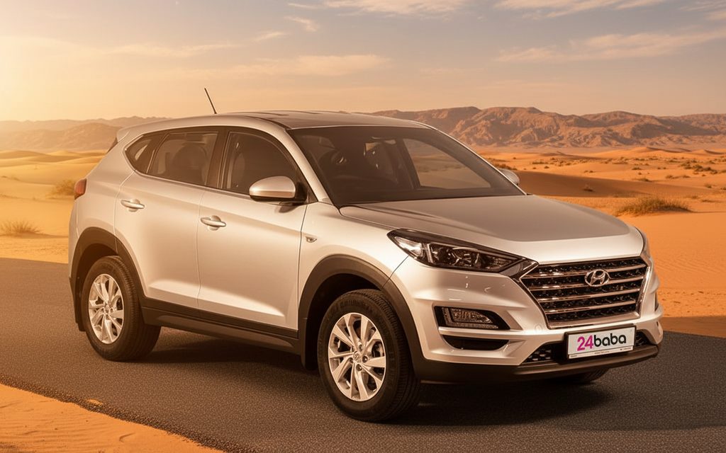 Hyundai Tucson 2020 Grey front view with headlights
