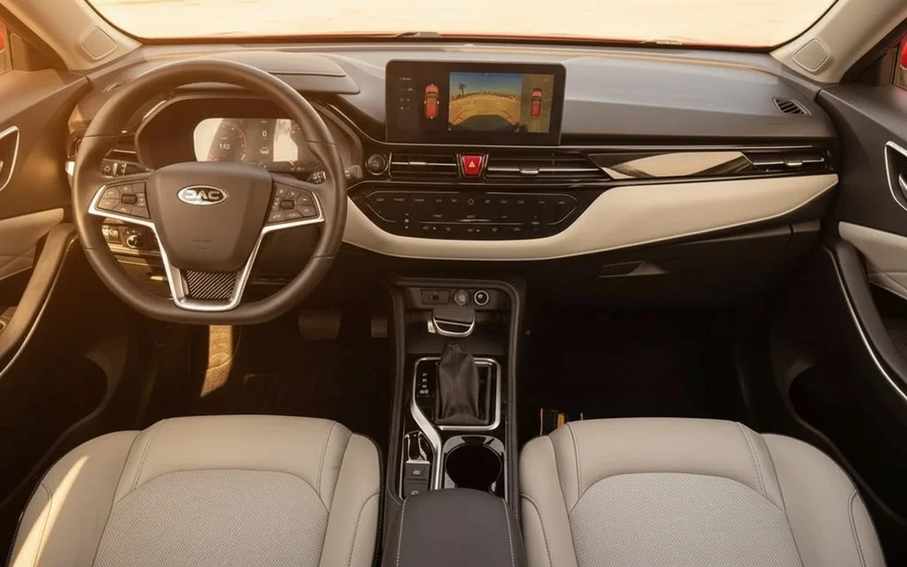 Jac Js4 2024 interior view showing trim – rental in Dubai
