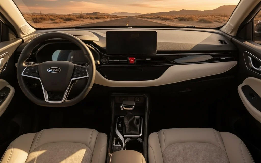 Jac Js4 2023 interior view showing trim – rental in Dubai