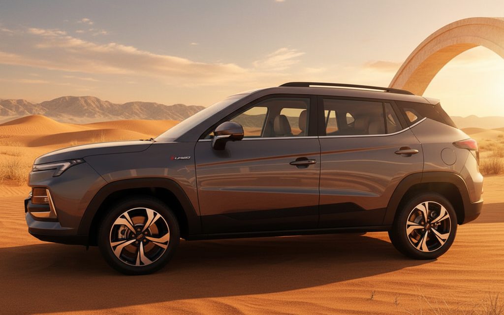 Jac Js4 2023 Grey side profile – rental in Dubai