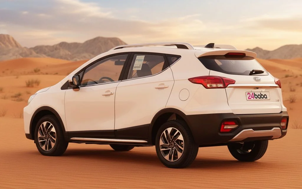 Jac S3 2025 White side profile – rental in Dubai