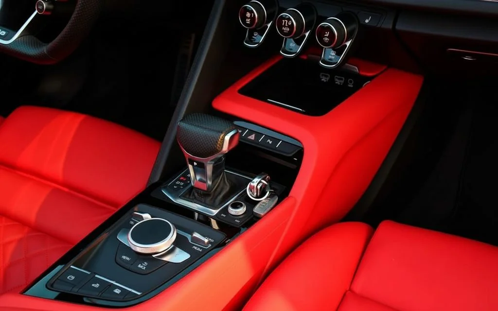 Audi R8 2024 interior view showing trim
