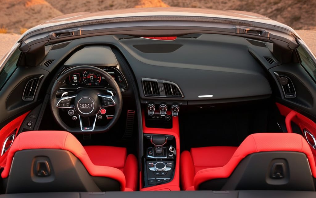 Audi R8 2024 dashboard and infotainment