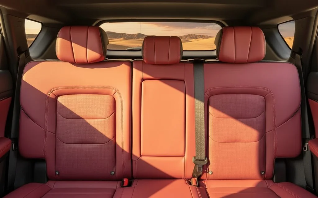 Jetour X70 2024 leather seats and cabin – rental in Dubai