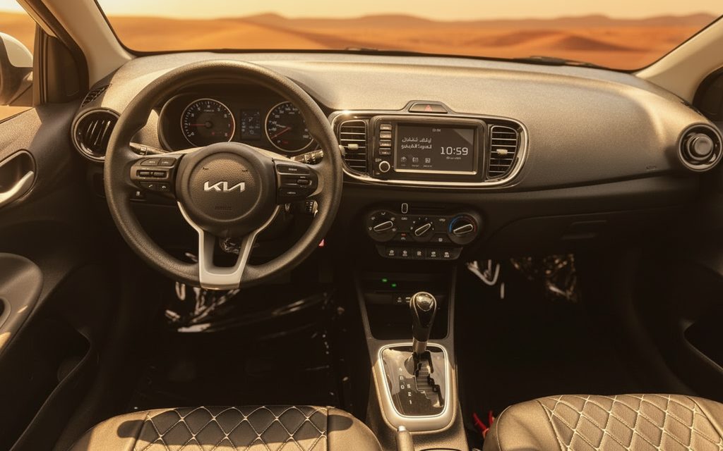 Kia Pegas 2024 dashboard and infotainment
