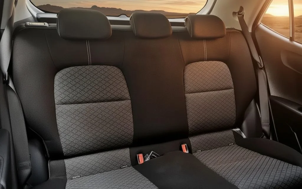 Kia Picanto 2025 leather seats and cabin – rental in Dubai