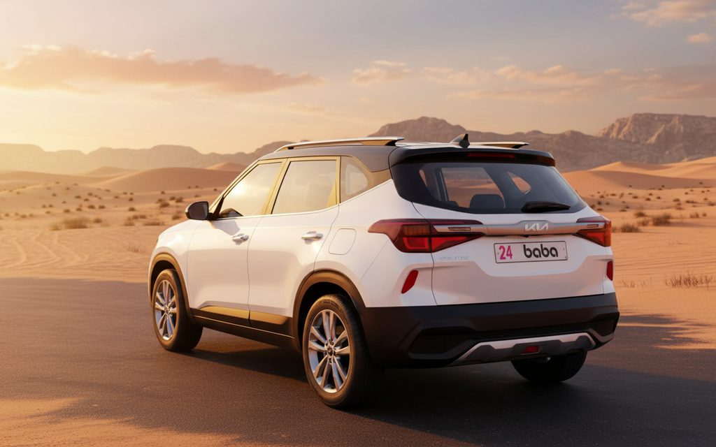Kia Seltos 2023 White exterior view
