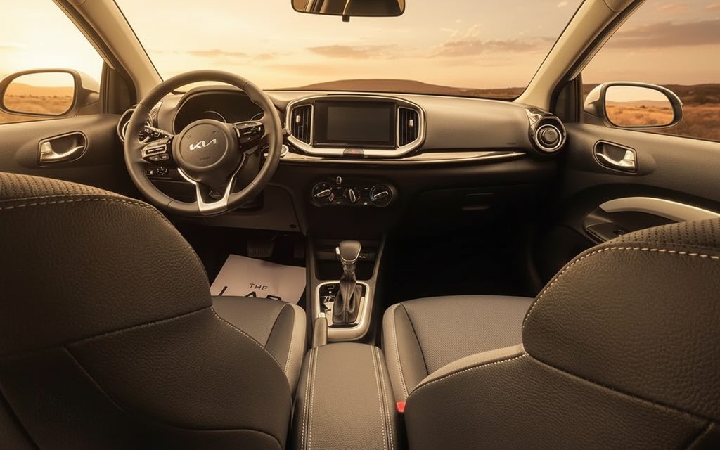 Kia Sonet 2024 interior view showing trim