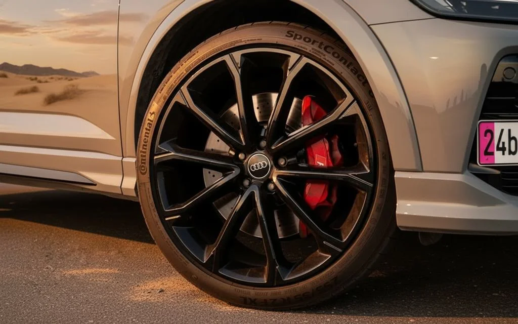 Audi RsQ3 2023 alloy wheel close up
