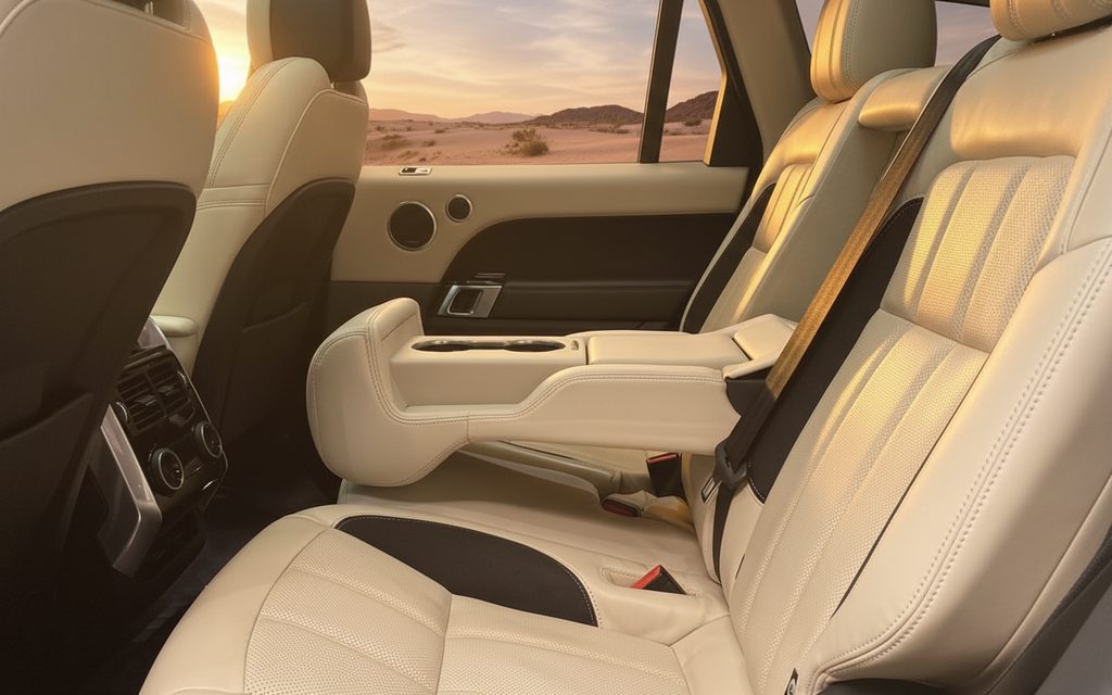 Land Rover Range Rover Sport 2022 leather seats and cabin – rental in Dubai