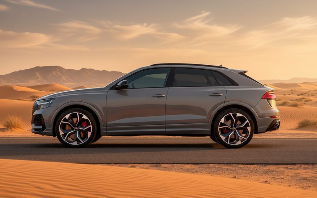 Audi RsQ8 2022 Grey side profile
