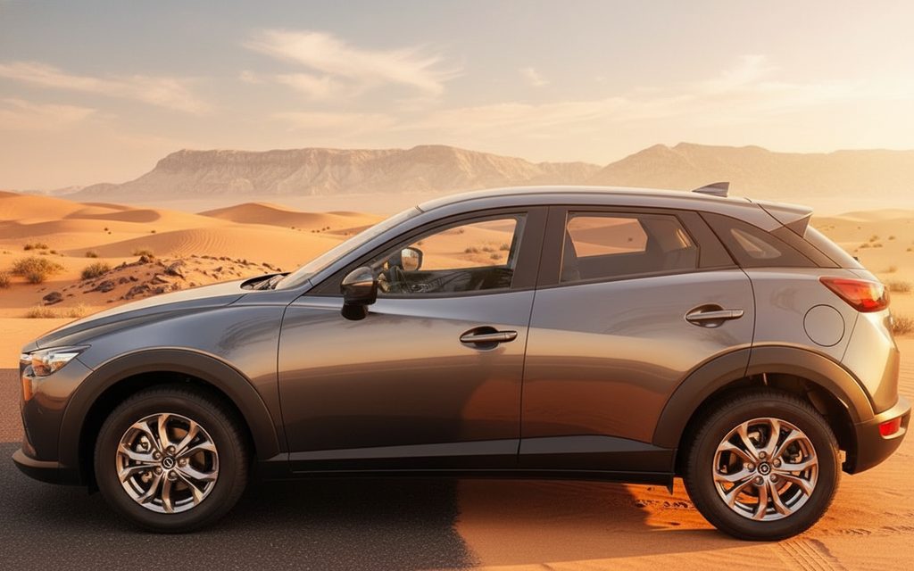 Mazda Cx 3 2025 within side profile – rental in Dubai