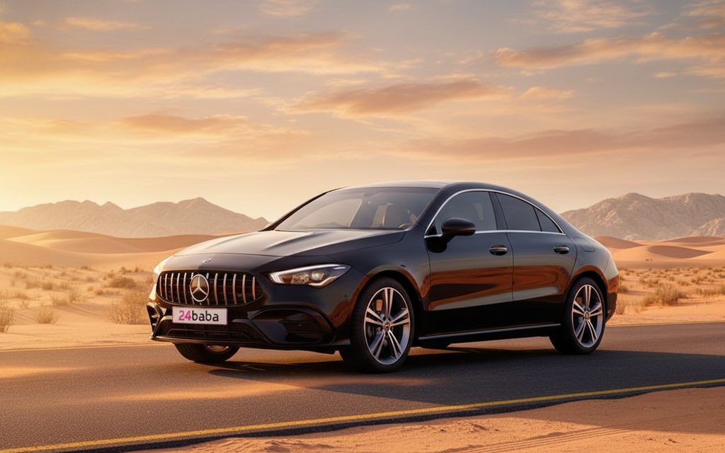 Mercedes Cla250 2020 Black side profile