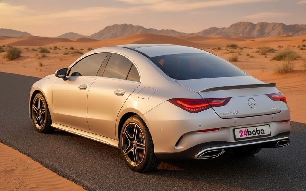 Mercedes Cla250 2024 Silver side profile