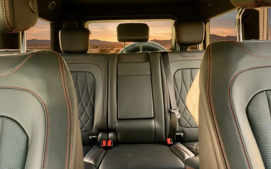 Mercedes G63 2025 leather seats and cabin