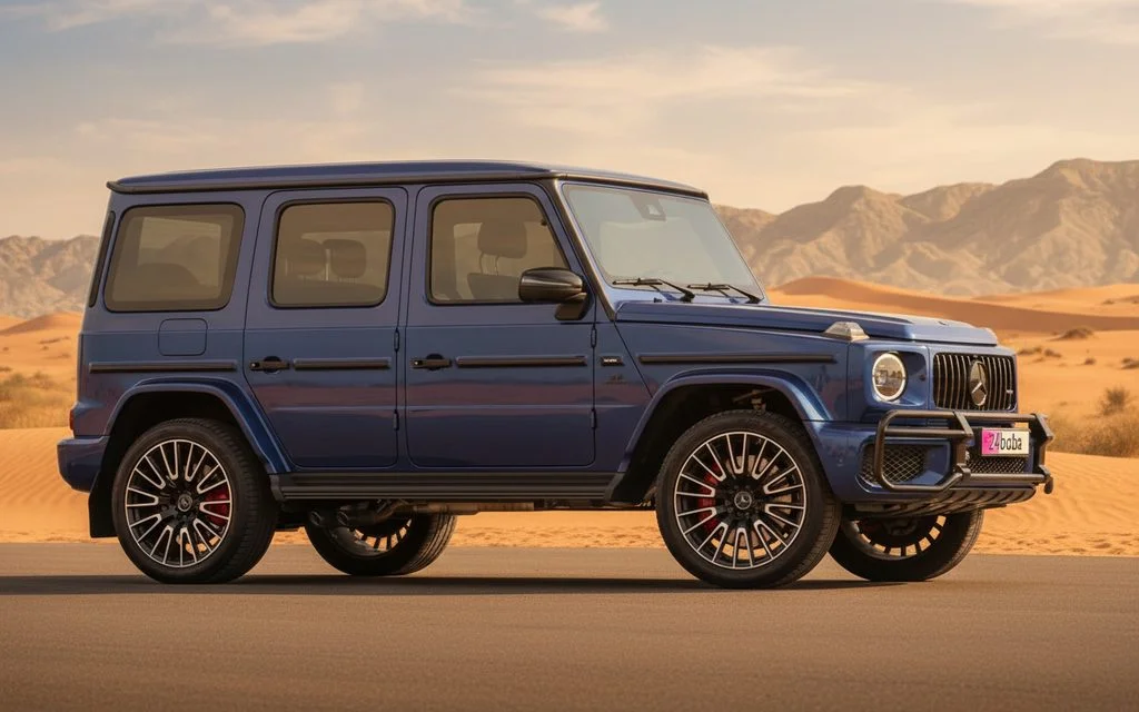 Mercedes G63 2025 Blue side profile