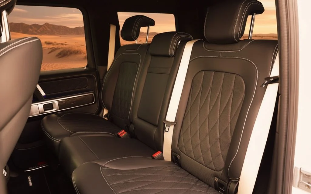 Mercedes G63 2025 leather seats and cabin