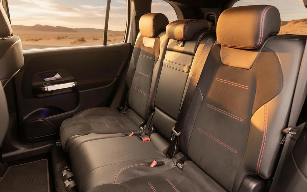 Mercedes Glb250 2022 leather seats and cabin – rental in Dubai