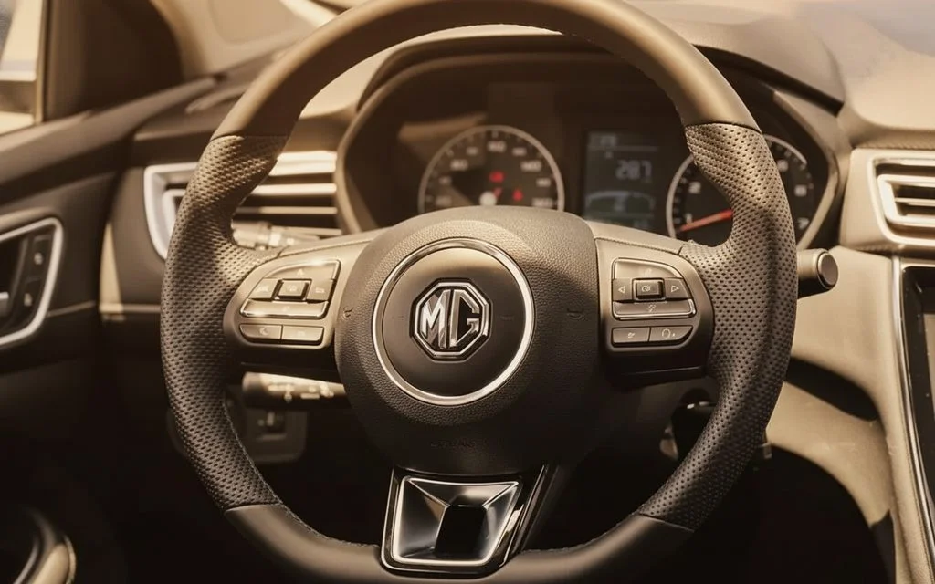 Mg 5 2025 interior view showing trim – rental in Dubai