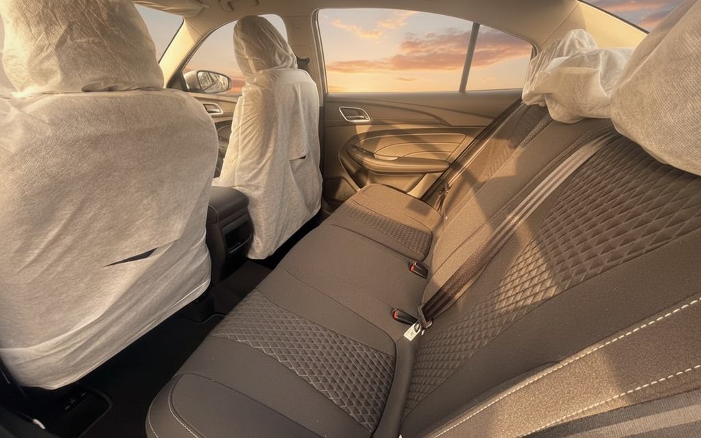 Mg 5 2024 leather seats and cabin – rental in Dubai