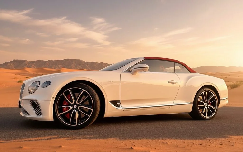 Bentley ContinentalGt Gtc 2022 alloy wheel close up – rental in Dubai