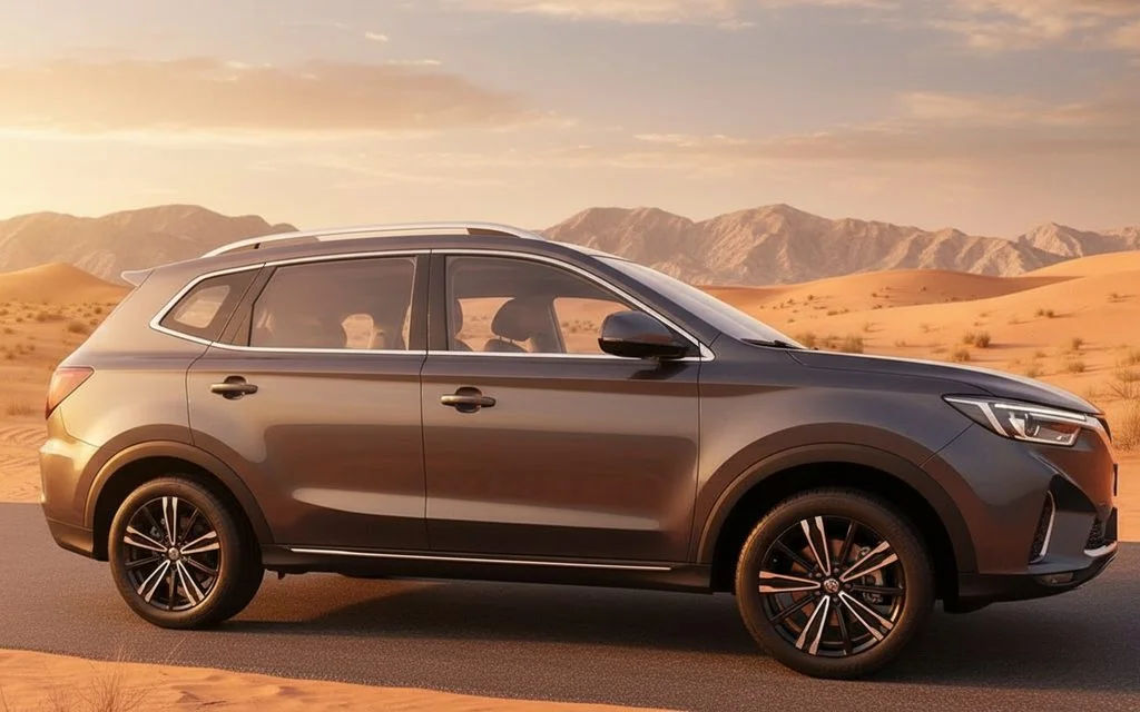 Mg Rx5 2023 Black side profile – rental in Dubai