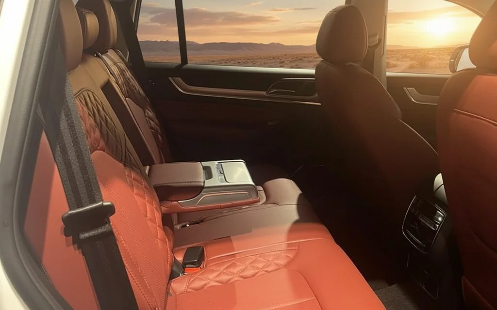 Mg Rx8 2023 leather seats and cabin – rental in Dubai