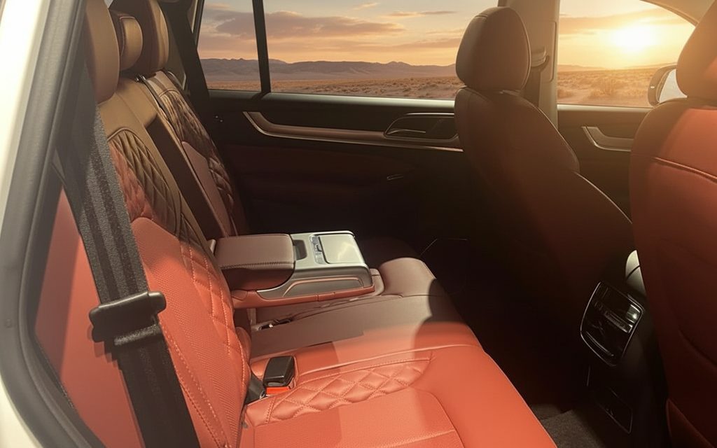 Mg Rx8 2023 leather seats and cabin – rental in Dubai