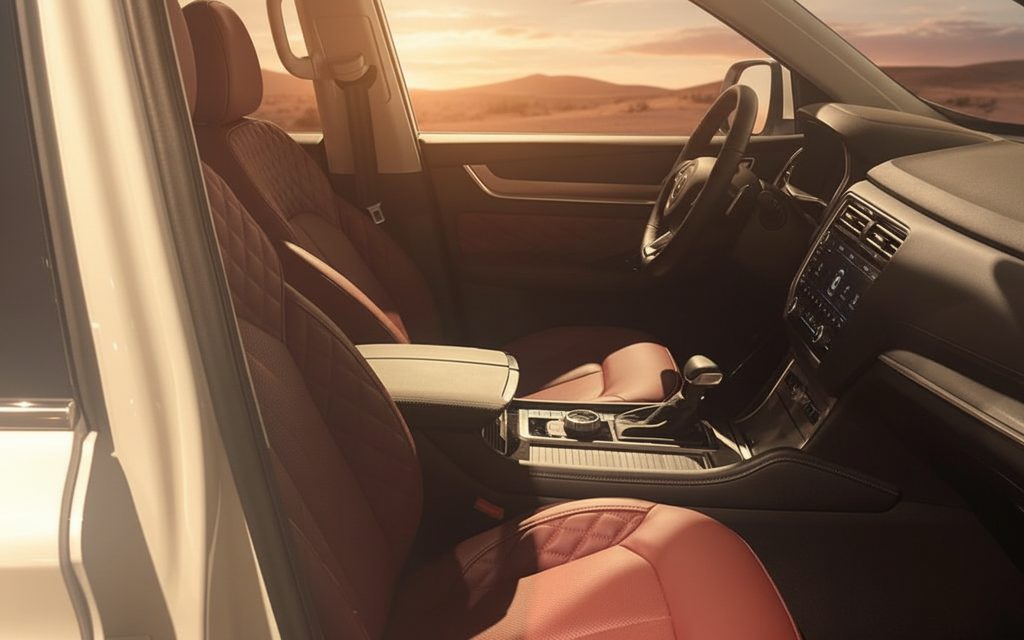 Mg Rx8 2023 interior view showing trim – rental in Dubai