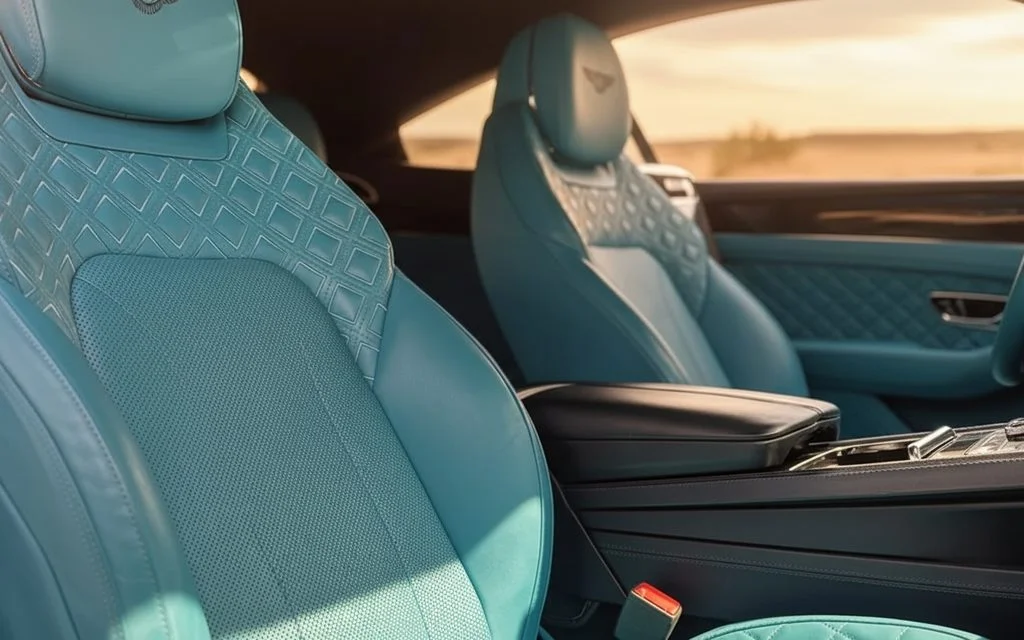 Bentley ContinentalGt Gtc 2025 leather seats and cabin – rental in Dubai