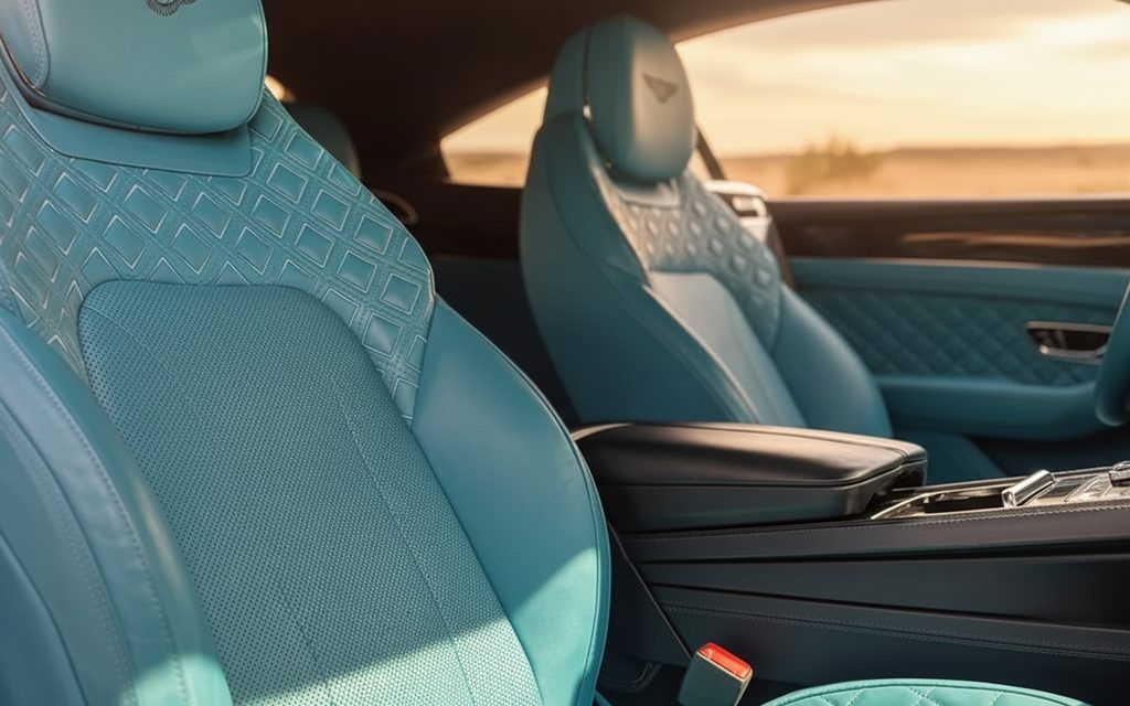 Bentley ContinentalGt Gtc 2025 leather seats and cabin – rental in Dubai