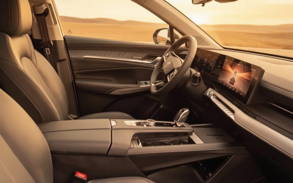 Mg Rx9 2025 interior view showing trim – rental in Dubai