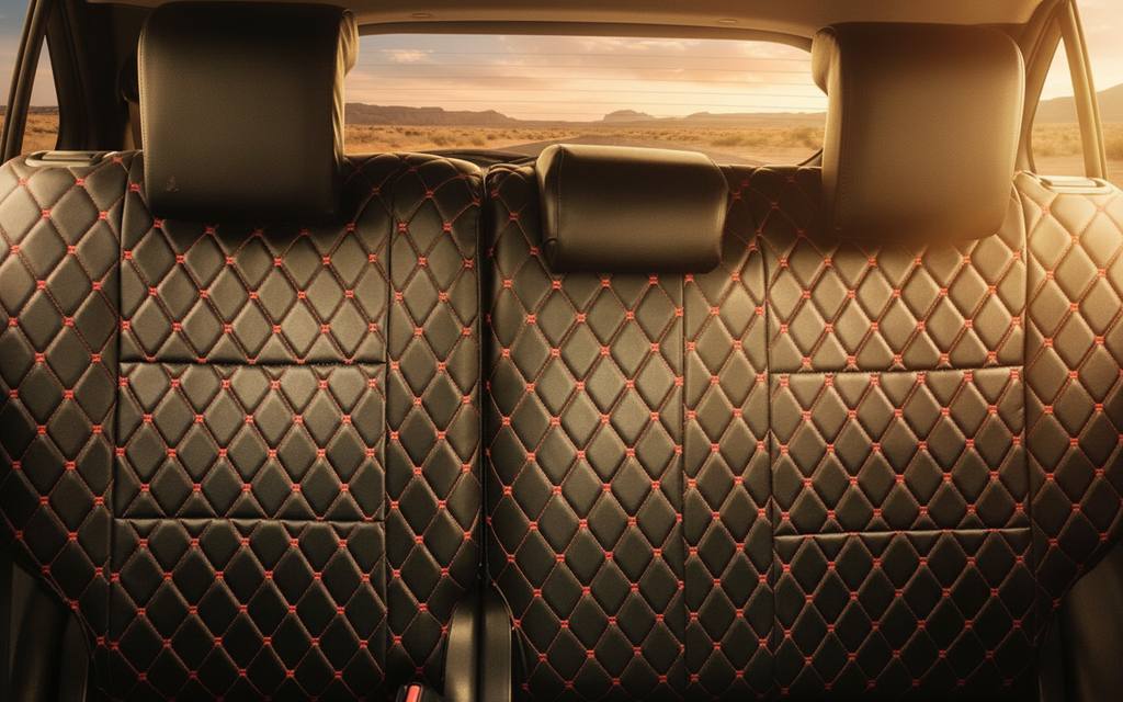 Mitsubishi Eclipse 2020 leather seats and cabin – rental in Dubai