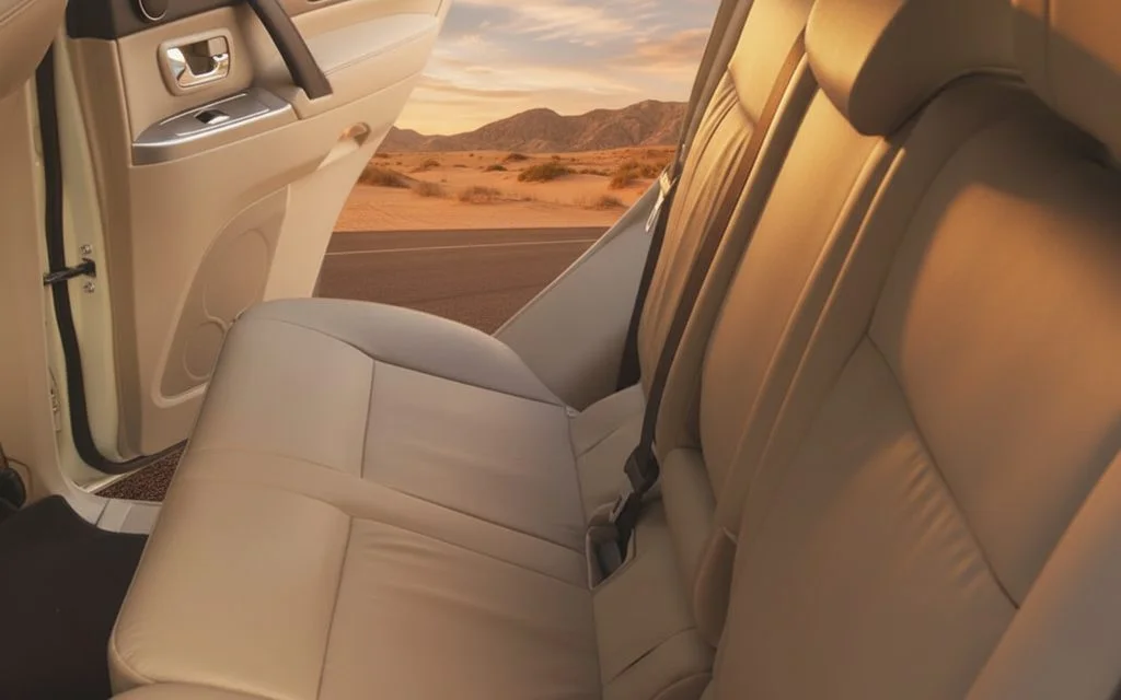 Mitsubishi Pajero 2020 leather seats and cabin – rental in Dubai