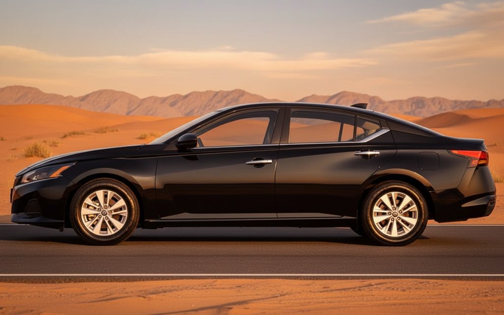 Nissan Altima 2024 Black side profile