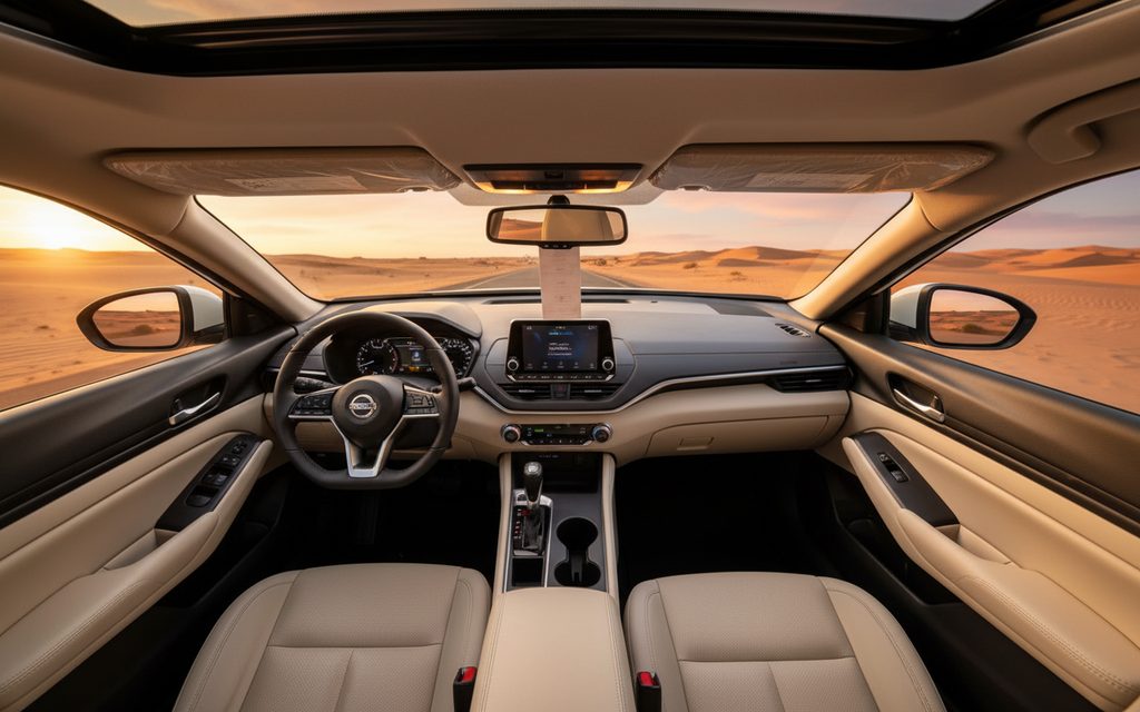 Nissan Altima 2023 interior view showing trim