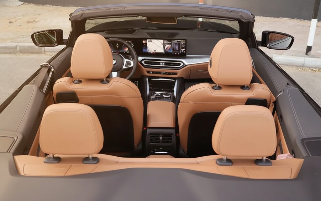 Bmw 420 2024 leather seats and cabin – rental in Dubai