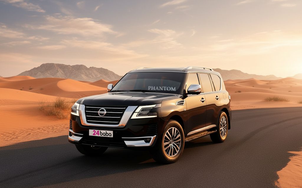 Nissan Patrol 2020 Black cover image – rental in Dubai