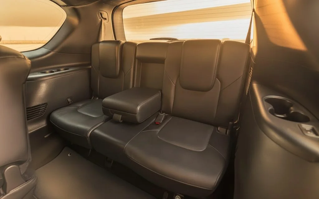 Nissan Patrol 2025 leather seats and cabin – rental in Dubai