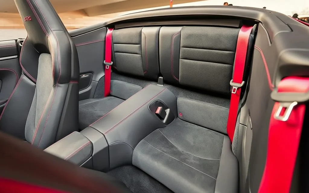 Porsche 911 2023 leather seats and cabin – rental in Dubai