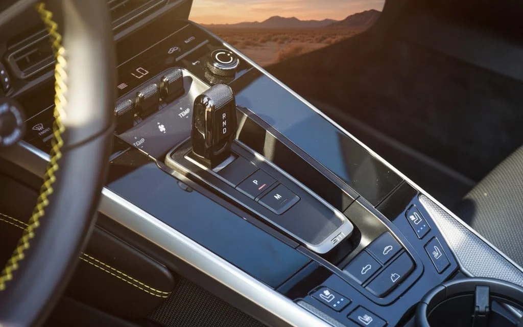 Porsche 911 2023 interior view showing trim – rental in Dubai